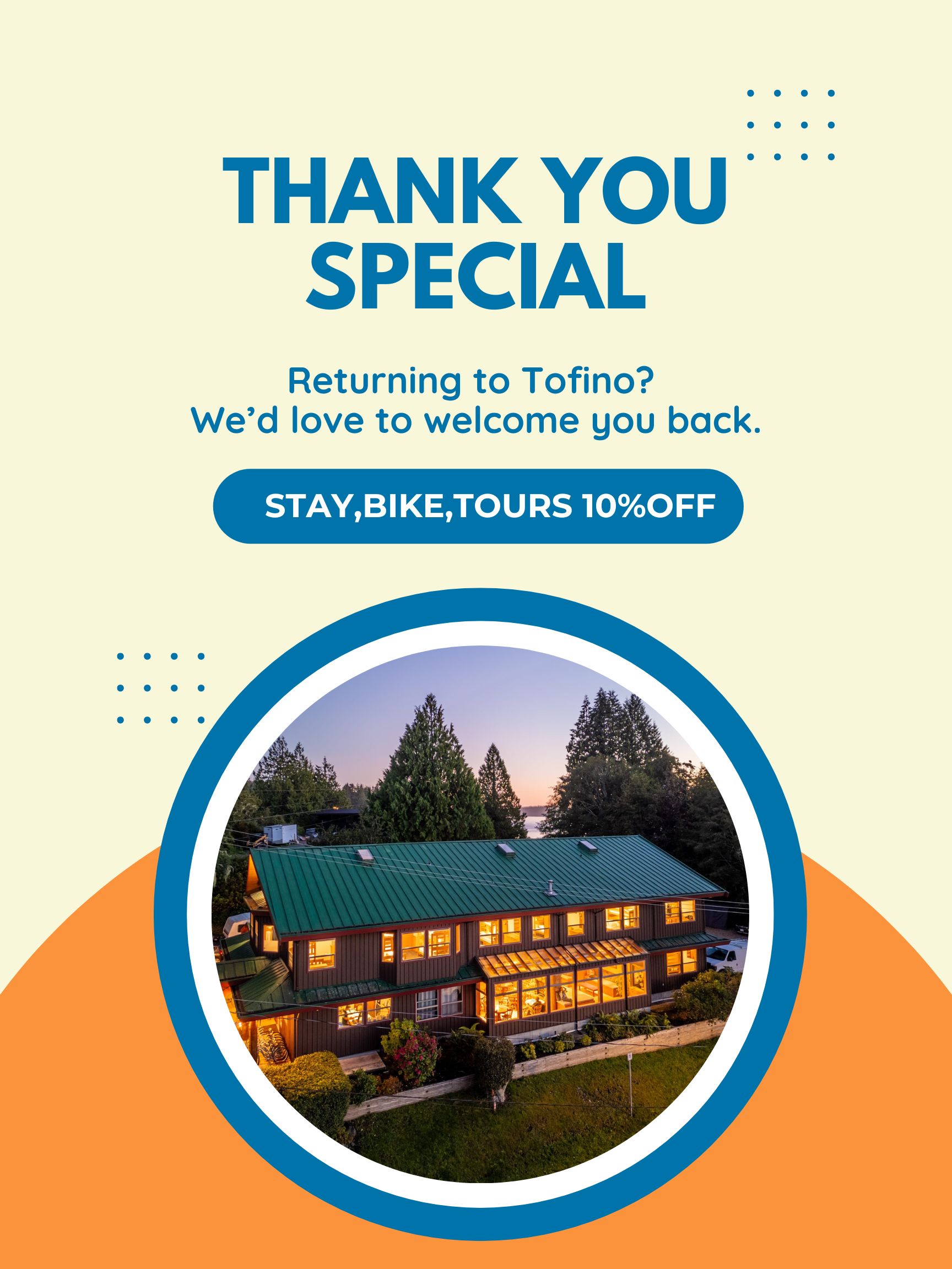 Thank you special promotion